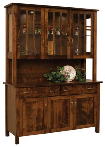 TOWNLINE - Acadia Hutch (3 Door) - Dimensions (in inches): 3 Door - 20d x 60w x 81h, 2 Door - 20d x 42w x 81h, 4 Door - 20d x 78w x 81h - Also available as base-only sideboard - Custom features and finish options available, please see store for details.