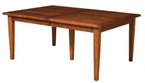 WEST POINT - Jacoby Leg Table - Dimensions (in inches): 42x60, 42x66, 42x72, 48x60, 48x66, or 48x72 with up to three 16" leaves - Custom finish options available, please see store for details.
