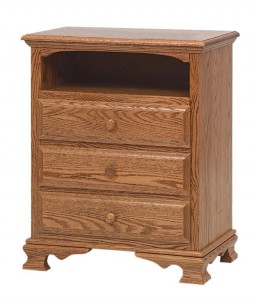 SCHWARTZ - Heritage Nightstand - Dimensions: 3 drawers with opening, 26.5w x 17d x 32.5h