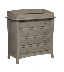 OLD TOWN OAK - Berkley Grey 4 Drawer Dresser - Dimensions: 41"w x 39"h x 21.5"d