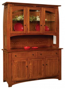 TOWNLINE - Boulder Creek 3-Door Hutch - Dimensions (in inches): 20d x 62w x 79.5h, 2-Door - 20d x 44w x 79.5h, or 4-Door - 20d x 80w x 79.5h - Also available as base-only sideboard - Custom features and finish options available, please see store for details.