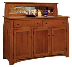 TOWNLINE - Boulder Creek 3-Door Buffet - Dimensions (in inches): 20d x 59w x 40h, 2-Door - 20d x 39w x 40h, or 4-Door - 20d x 72w x 40h - Available without mirror topper - Custom features and finish options available, please see store for details.