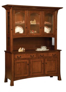 TOWNLINE - Breckenridge 3-Door Hutch - Dimensions (in inches): 20d x 60w x 80h, 2-Door 20d x 42w x 80h, or 4-Door - 20d x 78w x 80h - Also available as base-only sideboard - Custom features and finish options available, please see store for details.