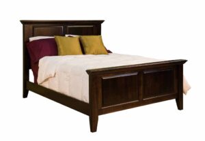 SCHWARTZ - Venice Wood Bed - Dimensions: HB 55 inch, FB 30 inch, Overall size: King 85 inch x 91 inch, Queen 69 inch x 91 inch, Full 63 inch x 87 inch