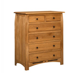 OLD TOWN OAK - Linbergh 6 Drawer Chest - Dimensions: 40"w x 48"h x 22"d