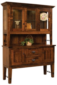 TOWNLINE - Bridgeton Hutch - Dimensions (in inches): 20d x 60w x 85.5h - Also available as base-only sideboard - Custom features and finish options available, please see store for details.
