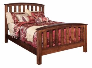 SCHWARTZ - Kountry Mission Bed - Dimensions: HB 56 1/2 inch, FB 34 1/2 inch, Overall size: King 82 3/4 inch x 89 inch, Queen 66 3/4 inch x 89 inch, Full 60 3/4 inch x 85 inch