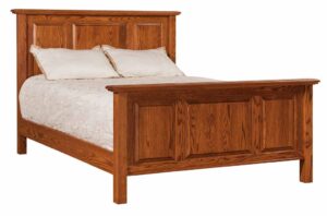SCHWARTZ - Raised Panel Bed - Dimensions: HB 52 inch, FB 31 inch, Overall size: King 83 inch x 88 inch, Queen 67 inch x 88 inch, Full 61 inch x 84 inch