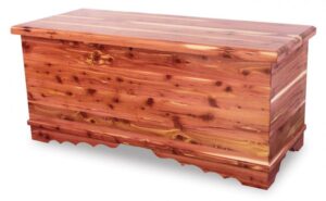 A & J - Classic Cedar Chest - Dimensions (in inches): 48w x 20.5d x 20.5h, solid cedar.