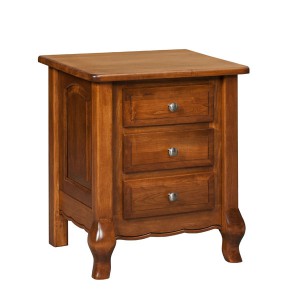 OLD TOWN OAK - French Country Night Stand - Dimensions: 24"w x 28"h x 19"d