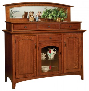 TOWNLINE - Garrison Sideboard - Dimensions (in inches): 20d x 60w x 40h - Also available without top unit - Custom features and finish options available, please see store for details.