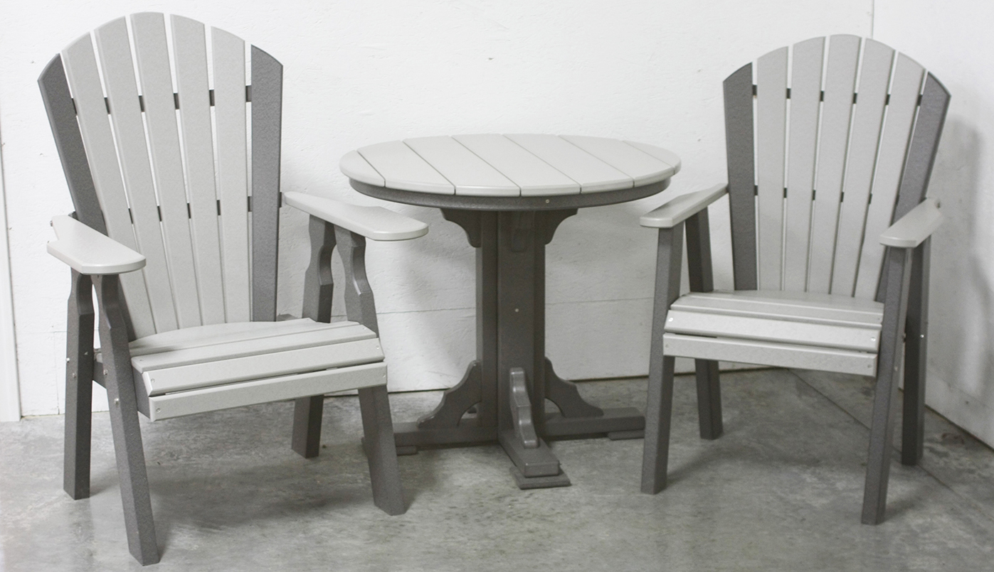 Creekside Classic Dining Chairs C103 And C140 And 34 Round Dining Table Set Three Sisters Furnishings