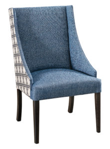F & N - Bristow Arm Chair Overall: 23.25"w x 27.25"d x 41.75"h Seating: 22"w x 18.25"d Seat height: 20" Back height from seat: 23"
