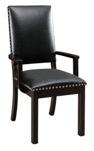 F & N - Lynbrook Arm Chair Overall: 22.5"w x 26.25"d x 41"h Seating: 18.75"w x 18.5"d Seat height: 19.5" Back height from seat: 24"