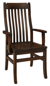 F & N Franklin Arm Chair: 24"w x 19"d x 41"h