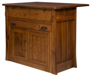 TOWNLINE - Grant Frontier Island - Dimensions (in inches): 90d x 50w x 42h - Features an expandable table top stored inside island - Custom features and finish options available, please see store for details.