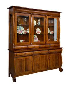 TOWNLINE - Hampton 3-Door Hutch - Dimensions (in inches): 20d x 60w x 82h - Also available as base-only sideboard - Custom features and finish options available, please see store for details.
