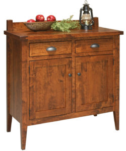 WOODSIDE - Jacoby 2-Door Sideboard - Dimensions (in inches): 18d x 40w x 38h - Custom features and finish options available, please see store for details.