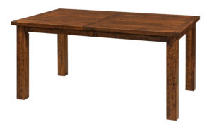 WOODSIDE - Jordan Leg Table - Dimensions (in inches): 42x60, 42x66, 42x72, 48x60, 48x66, or 48x72 with up to 3 leaves - Custom finish options available, please see store for details.