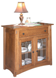 WOODSIDE - McCoy Server - Dimensions (in inches): 20d x 40w x 38h - Custom features and finish options available, please see store for details.