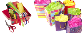 Gift wrapping icon